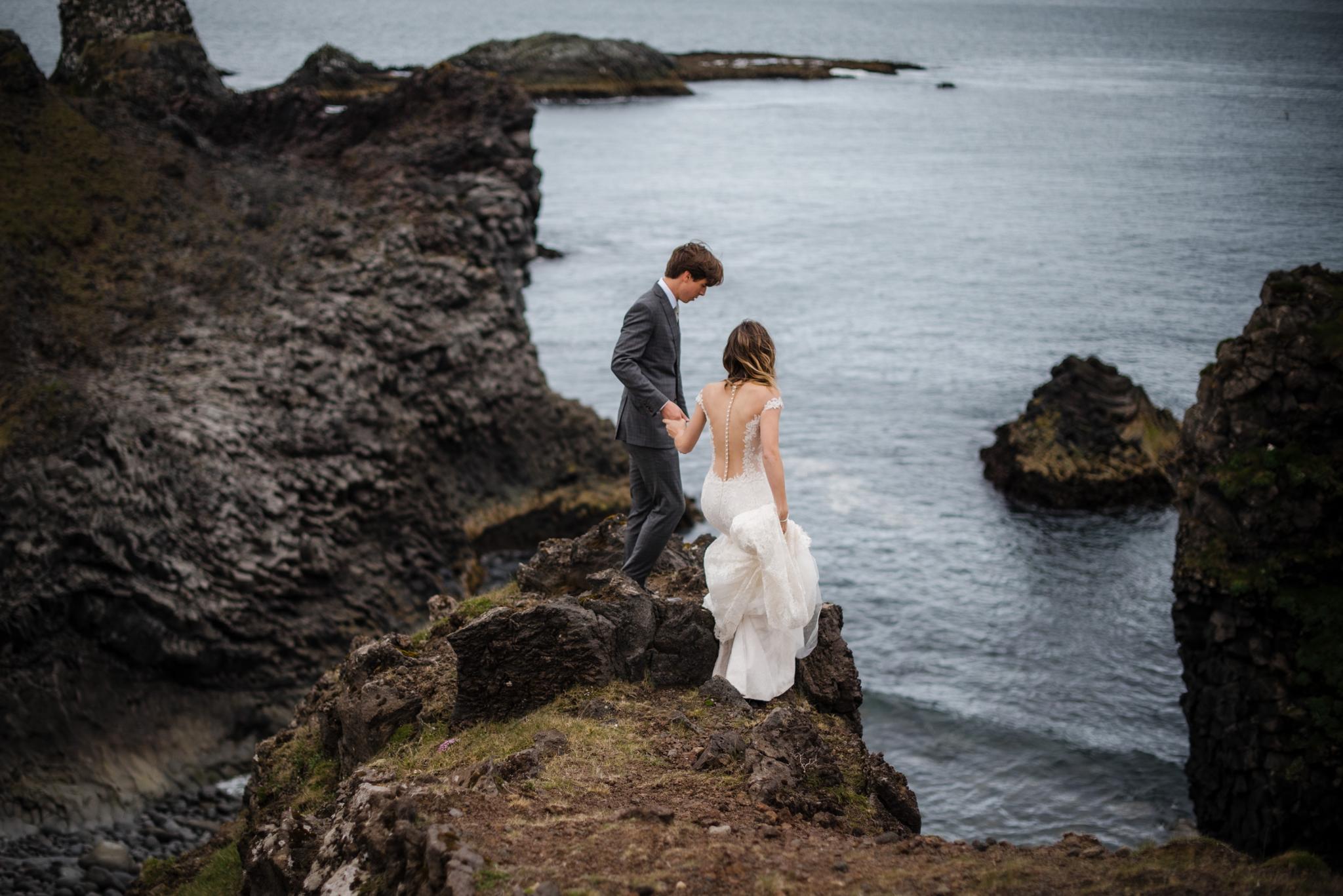 A Dreamy Destination Wedding in Iceland: The Little Black Church