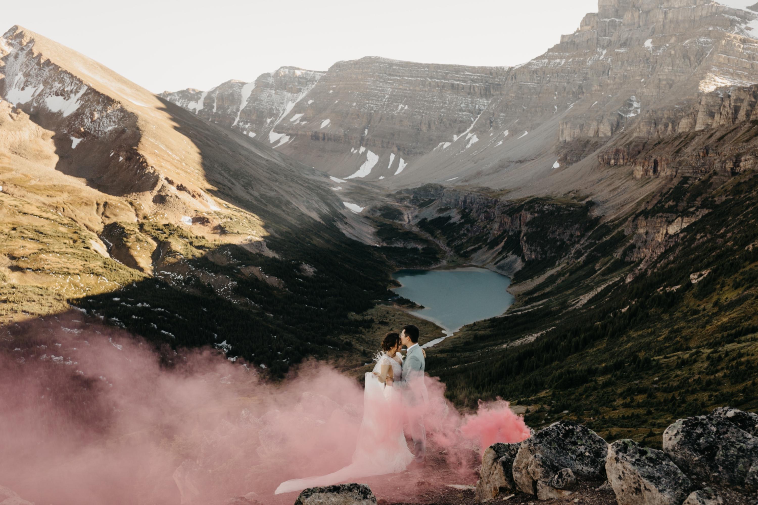 Banff Helicopter Wedding Photographer: Rockies Heli Canada