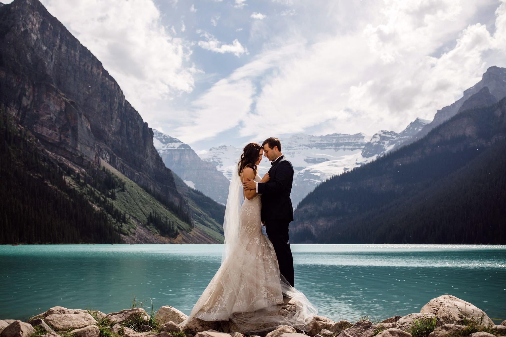 A Breathtaking Wedding Day at Lake Louise, Alberta