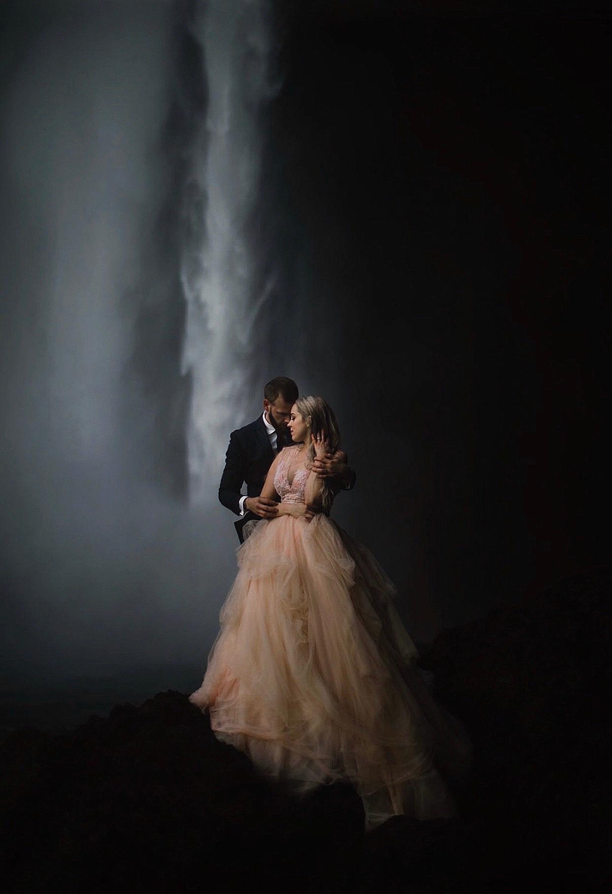 An Icelandic Elopement: Capturing Love Amongst the Waterfalls