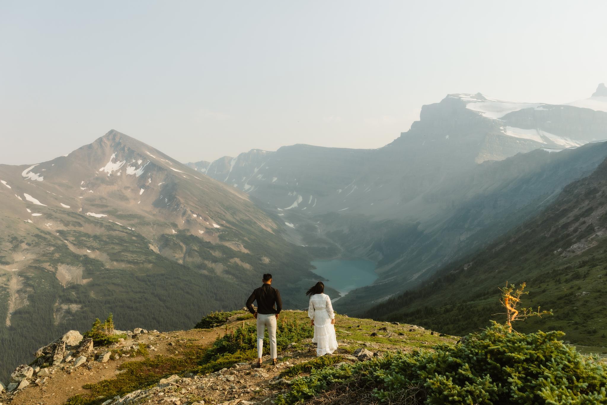 Canmore Wedding Photographer: Capturing A Helicopter Surprise Proposal